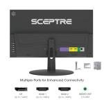 Sceptre New 22-Inch Gaming Monitor, FHD 1080p, Up to 144Hz, HDMI, DisplayPort, Built-in Speakers, Machine Black (E225W-FW144 Series, 2026)