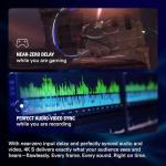 Elgato 4K S – External Capture Card for PS5, Xbox Series X/S, Switch 2, PC, Mac, iPad | 4K60, 1440p120, or 1080p240 Passthrough and Capture, HDR10, VRR, USB-C, Near-Zero Latency