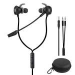 BlueFire Wired Gaming Earphone 3.5 MM E-Sport Earphone Noise Cancelling Stereo Bass Gaming Headphone with Adjustable Mic for PS4, Xbox One, Laptop, Cellphone, PC (Black)