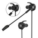 BlueFire Wired Gaming Earphone 3.5 MM E-Sport Earphone Noise Cancelling Stereo Bass Gaming Headphone with Adjustable Mic for PS4, Xbox One, Laptop, Cellphone, PC (Black)