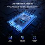 XIIXMASK Video Capture Card, Audio Video Capture Card, USB 3.0 Capture Card 4K HDMI Loop-Out, 1080P 60FPS/2K 30FPS Video Game Capture for Streaming Works for PS5/Switch/Camera/PC/OBS(Black)