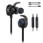 BlueFire Wired Gaming Earphone 3.5 MM E-Sport Earphone Noise Cancelling Stereo Bass Gaming Headphone with Adjustable Mic for PS4, Xbox One, Laptop, Cellphone, PC (Black)