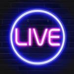 Lumoonosity Live Neon Sign - Blue&Pink LED On Air Light for Streamers/Influencers/Gamers - Streaming/Recording Live Neon Signs for Studio, Game Room, Bedroom