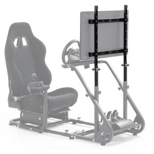 Dardoo Racing Simulator Cockpit Monitor Mount Fit for Logitech G923 G29 G920, for Thrustmaster Wheel Frame, Excluding Steering Wheel Shift Lever Pedals Seat and Racing Frame