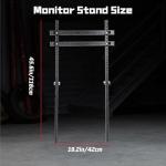 Dardoo Racing Simulator Cockpit Monitor Mount Fit for Logitech G923 G29 G920, for Thrustmaster Wheel Frame, Excluding Steering Wheel Shift Lever Pedals Seat and Racing Frame