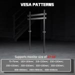 Dardoo Racing Simulator Cockpit Monitor Mount Fit for Logitech G923 G29 G920, for Thrustmaster Wheel Frame, Excluding Steering Wheel Shift Lever Pedals Seat and Racing Frame