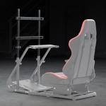 Dardoo Racing Simulator Cockpit Monitor Mount Fit for Logitech G923 G29 G920, for Thrustmaster Wheel Frame, Excluding Steering Wheel Shift Lever Pedals Seat and Racing Frame