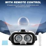 VR Headset, 3D VR Glasses Virtual Reality Headset for Kids & Adults with Controller Universal Virtual Reality Goggles Compatible 4.7-6.5" for Movies,TV Video Games