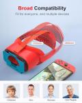 Upgraded VR Headset Compatible with Nintendo Switch & OLED, Adjustable 3D VR Glasses with Wide Compatibility for Switch, HD Lenses, No-Blur Immersive Gaming Experience