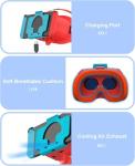 Upgraded VR Headset Compatible with Nintendo Switch & OLED, Adjustable 3D VR Glasses with Wide Compatibility for Switch, HD Lenses, No-Blur Immersive Gaming Experience