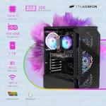STGAubron Gaming PC Desktop Computer, Intel Core i7 up to 3.9G, GeForce RTX 3060 12G, 32GB RAM, 1TB SSD, WiFi 6, BT 5.0, RGB Fan x 4, Windows 11 Home