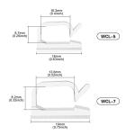 120 Pcs XHF Adhesive Cable Wire Clips White, Cable Staples Outdoor Cable Management Wire Organizer Cord Holder for Under Desk, Car, Wall, TV PC Ethernet Cable