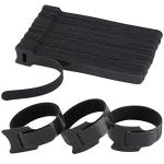 MVYC 120PCS 6 Inch Reusable Cable Ties Wire Ties Cord Organizer Cable Organizer Adjustable Management Black
