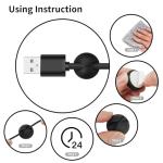 Flezoo Cord Holder Cable Holder, 12PCS Black Adhesive Cable Clips Cord Organizer Charger Holder Wire Management Keeper for Nightstand, Office, Desk or Mouse