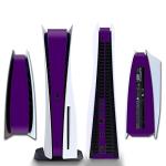 Side Protective Film Sticker PS5 Disk Edition Skin Sticker Decal Cover for PS5 Console (Purple)