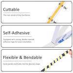 UVTaoYuan Led Strip Lights, 5V USB LED Lighting COB Short LED Strip Light White Flexible Not Dimmable led Light for Display Cabinet, Living Room,DIY Home COB Lighting Decor tv Lights (3.28FT 6500K)