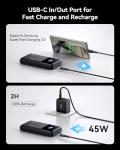 INIU 20000mAh Laptop Power Bank, Compact 65W PD Dual Fast Charging Portable Charger, Flight-Safe Battery Pack with USB C Cable for Travel MacBook iPad Tablet Switch iPhone 17 16 Pro Samsung S25