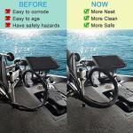 Trolling Motor Cable Sleeve, 60" L Black Neoprene Trolling Motor Sleeve Wire Cover Cable Wrap Organizer