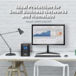 Eaton Tripp Lite Series OMNI1500LCDT 1500VA UPS Battery Backup Computer Uninterruptible Power Supply Units & Surge Protector, 810W, 10 Outlets, AVR, LCD Screen, 3 Year Warranty & $250,000 Insurance