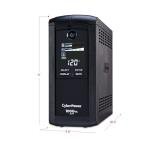 CyberPower CP1000AVRLCD Intelligent LCD UPS Battery Backup and Surge Protector, 1000VA/600W, 9 Outlets, AVR, Mini-Tower, UL Certified