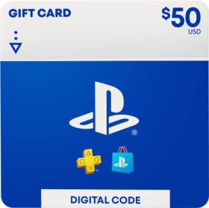 $50 PlayStation Store Digital Gift Card