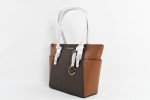 Charlotte Brown Leather Large Zip Tote Handbag