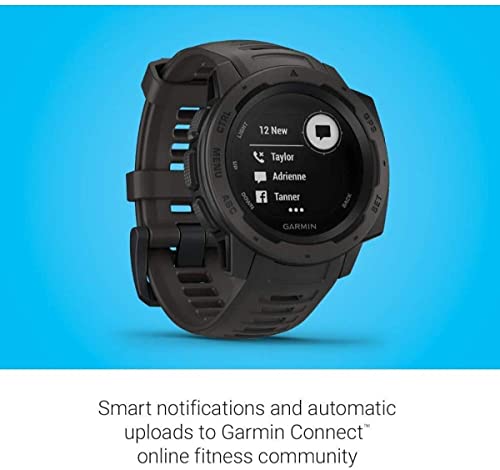 Garmin Instinct Rugged GPS Outdoor Watch - Graphite