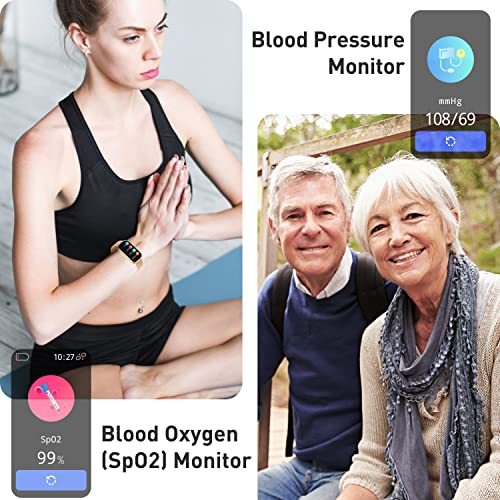 KALINCO Slim Fitness Tracker with Heart Rate Monitor