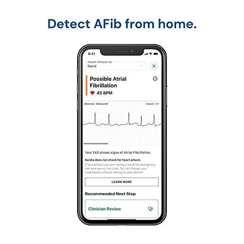 AliveCor KardiaMobile ECG Monitor - Fast AFib Detection