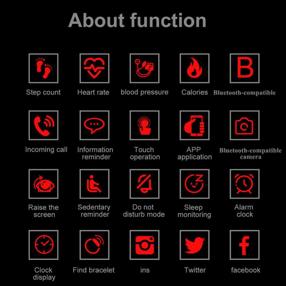 Fitness Tracker with Heart Rate and Sleep Monitor