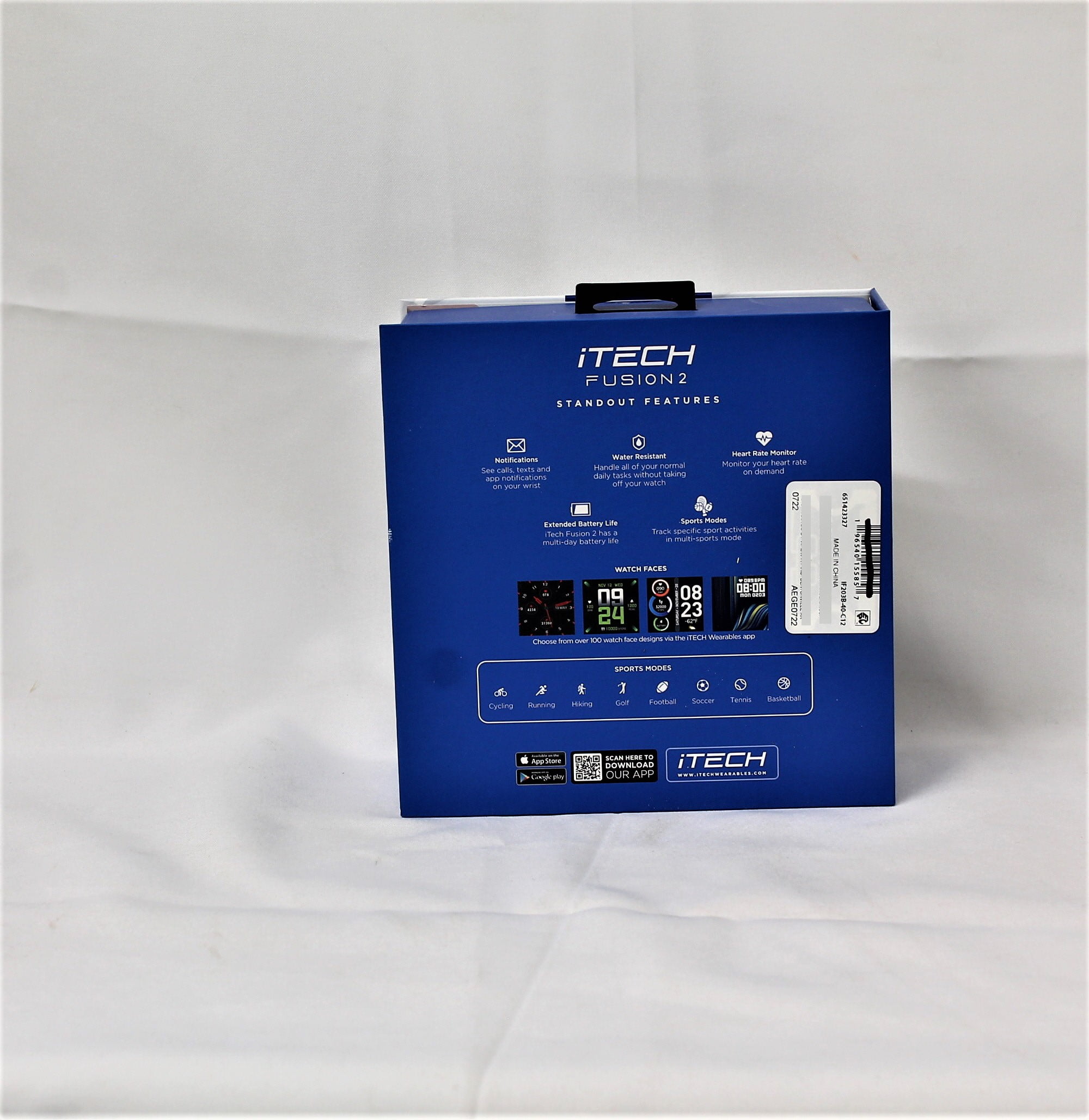 Itech Fusion 2 Smartwatch with Bluetooth Earbuds