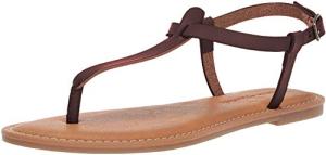 Amazon Essentials Women's Eco-Friendly Brown Thong Sandal