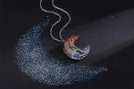 Charming 7 Chakra Crystal Moon Phase Necklace
