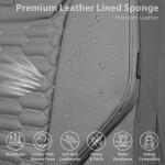 Luxury 3D Foam Leather Car Seat Covers Set