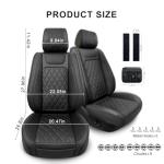 Luxury Leather Car Seat Covers - Full Protection Set