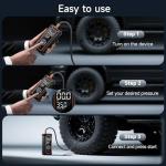 High-Speed Tire Inflator for Cars and SUVs