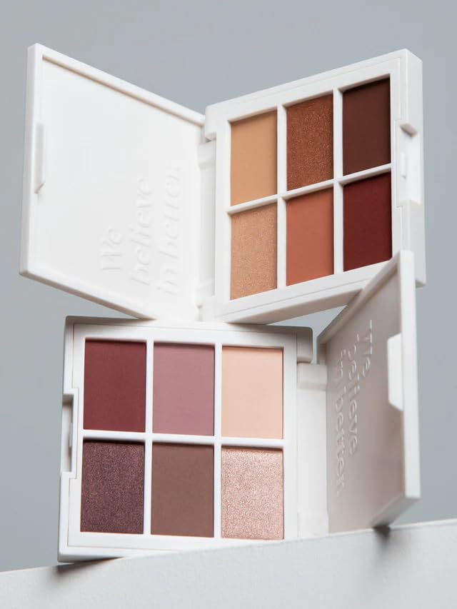 Talc-Free Eyeshadow Palette: Matte and Satin Shades