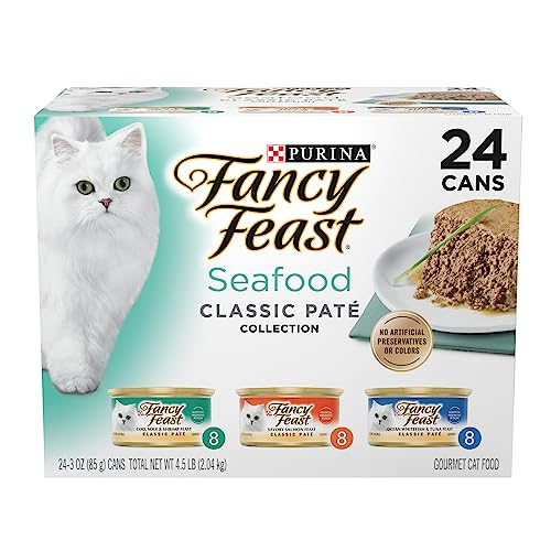 Fancy Feast Seafood Pate Variety Pack (24)