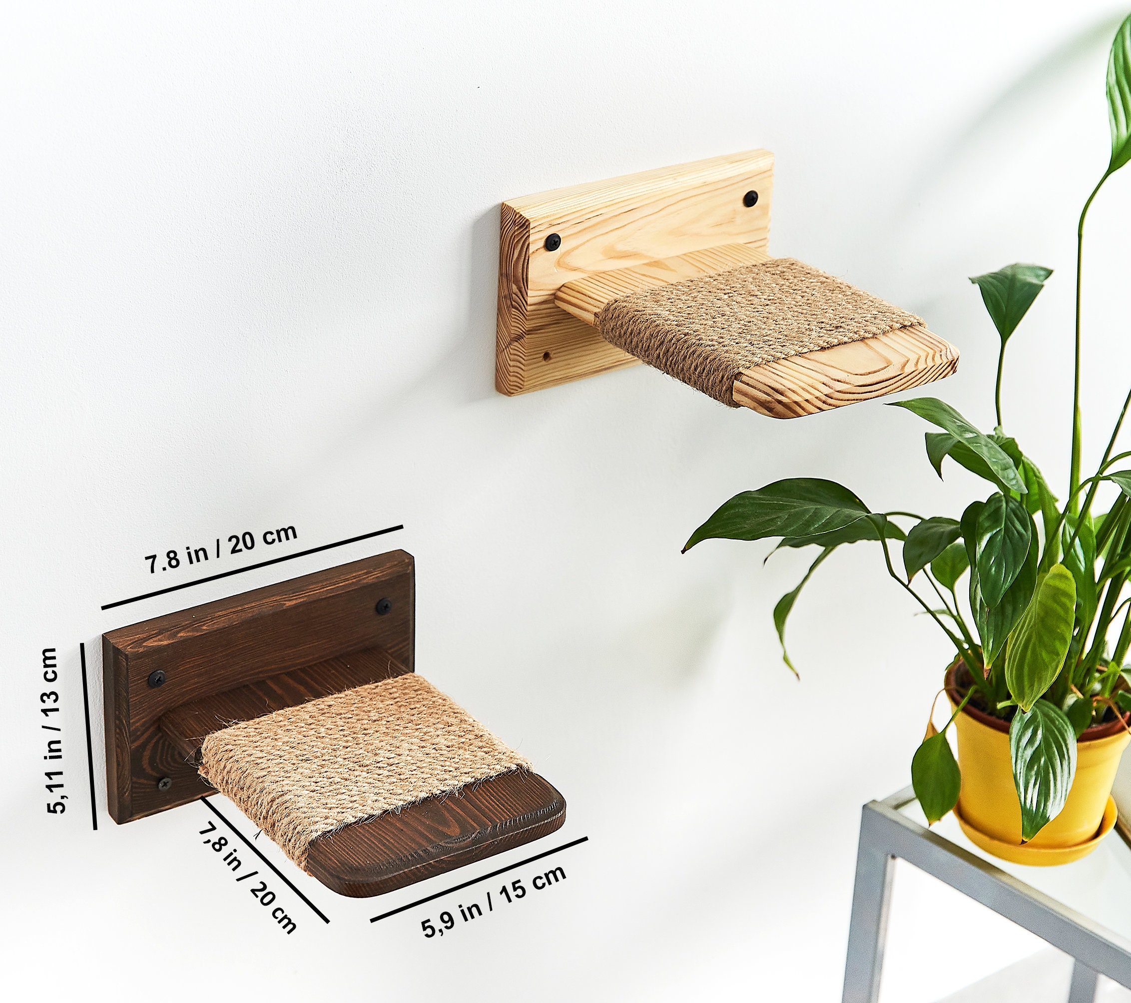 Wall-Mounted Cat Furniture and Climbing Set