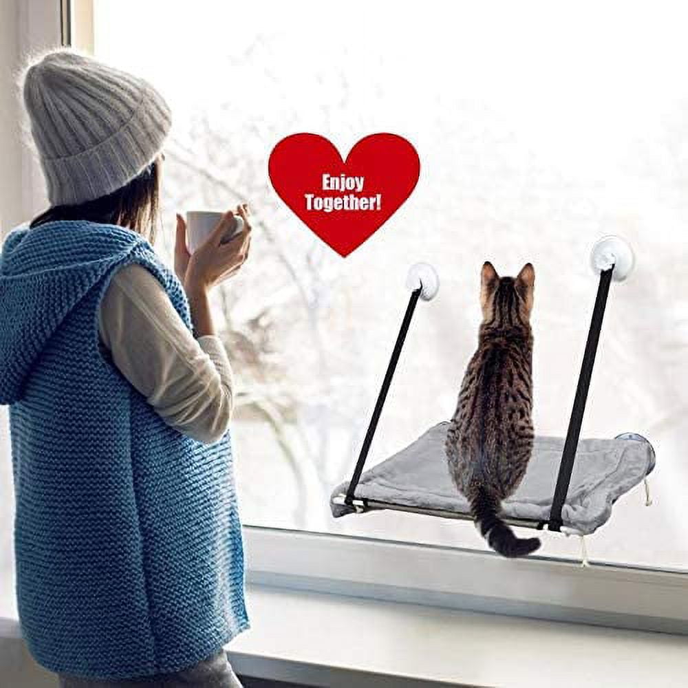 TINGOR Extra Large Cat Window Perch Hammock