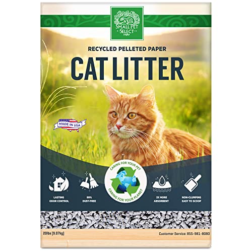 Small Pet Select Paper Pellet Cat Litter, 9.07 kg