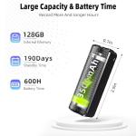 128G AI Voice Recorder with GPT-4 Transcription