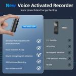128G AI Voice Recorder with GPT-4 Transcription