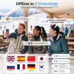 Smart AI Translation Earbuds for 168 Languages