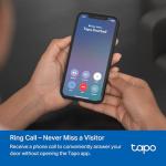 Tapo 2K+ Smart Video Doorbell with Chime