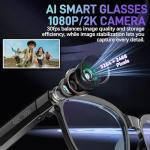 AI Smart Glasses with Camera and Voice Control