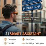 AI Smart Glasses with Camera for Outdoor Fun