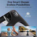 AI Smart Glasses with 1080P Camera and Voice Assistant