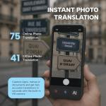 AI Language Translator Device | 150 Languages Support