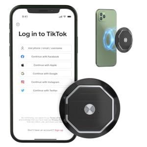 AI Enhanced Voice Recorder with Magnetic Kickstand, Built-in HD Microphone, Smartphone APP Enabled, Unlimited AI Translation Usage